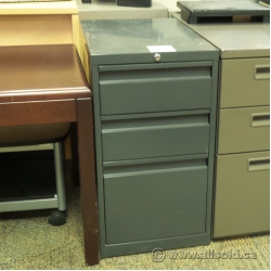 Grey 3 Drawer Box Box File Pedestal, Locking SND